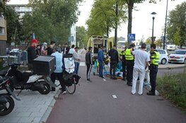 Fietser gewond na botsing met maaltijdbezorger