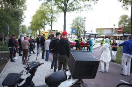 Fietser gewond na botsing met maaltijdbezorger