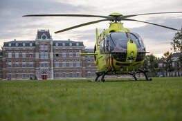 Traumahelikopter voor Ripperdakazerne geland
