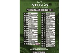 Agenda van Oktober 2019 live muziekcafe Stiel&#39;s Haarlem
