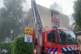 Fikse woningbrand aan het Diaconessenplein in Haarlem