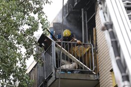 Fikse woningbrand aan het Diaconessenplein in Haarlem