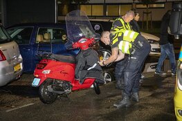Scooter geschept op de Costa del Sol in Haarlem