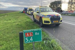 A5 naar Haarlem afgesloten na aanrijding bus en vrachtwagen