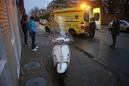 Twee gewonden bij ongeval tussen scooter en auto