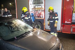 Auto in de brand aan de Generaal Spoorlaan