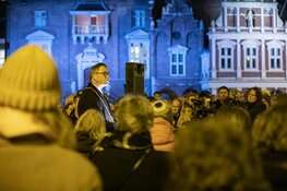 Holocaust Memorial Day op de Grote Markt in Haarlem