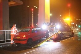 Buitenrustbrug in storing na ongeval op brug