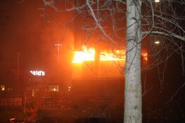 Grote brand in Bastion hotel in Santpoort-Noord