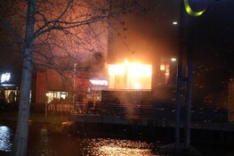 Grote brand in Bastion hotel in Santpoort-Noord