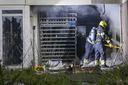 Weer brand in slooppand voormalig Boerhaave kliniek Haarlem