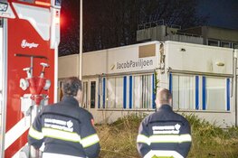 Weer brand in slooppand voormalig Boerhaave kliniek Haarlem