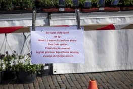 Zaterdagmarkt Haarlem deze week een stuk rustiger