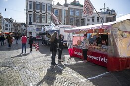 Zaterdagmarkt Haarlem deze week een stuk rustiger