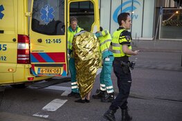 Jongen te water aan de Zijlsingel in Haarlem
