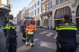 Brand op dakterras aan de Zijlstraat in Haarlem