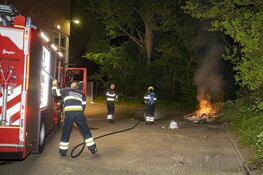 Weer brand gesticht op de Planetenlaan in Haarlem