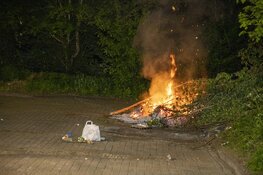 Weer brand gesticht op de Planetenlaan in Haarlem