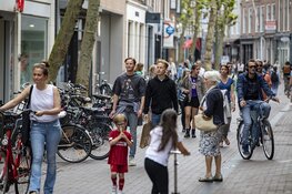 Drukte in Haarlemse binnenstad