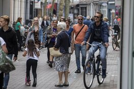 Drukte in Haarlemse binnenstad