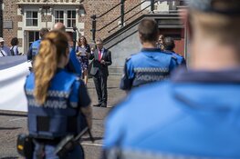 BOA protest tegen geweld op Grote Markt Haarlem
