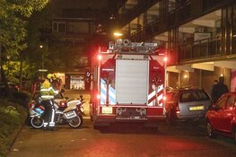 Brand tegen flat aan de Thomas Morestraat in Haarlem