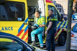 Motor botst op remmende auto op de Verspronckweg