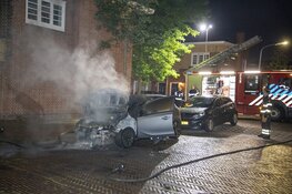Auto uitgebrand aan de Pladellastraat in Haarlem