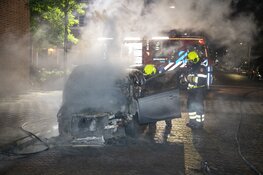 Auto uitgebrand aan de Pladellastraat in Haarlem