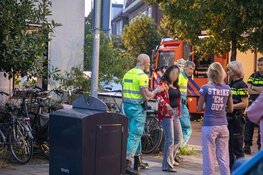 Bewoners naar buiten door pannetje op het vuur