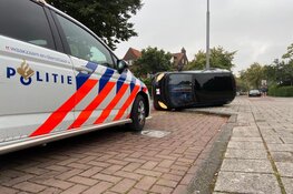 Maaltijdbezorger vliegt uit de bocht in Haarlem
