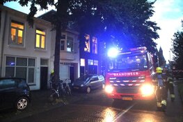 Brand door blikseminslag in Haarlem
