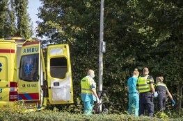 Wielrenner gewond na valpartij Zandvoorterweg