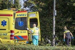 Wielrenner gewond na valpartij Zandvoorterweg