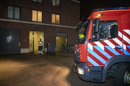 Brand in trappenhuis parkeergarage Haarlem