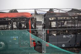 Ravage bij daglicht na verwoestende brand bij Connexxion