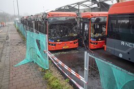 Ravage bij daglicht na verwoestende brand bij Connexxion