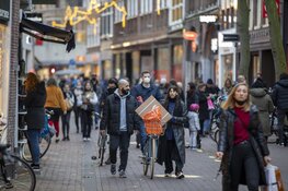 Drukte in Haarlemse binnenstad voor lockdown