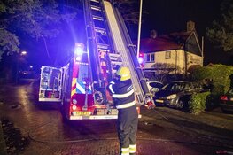 Brand in woning aan de Kleine Sparrenlaan in Bennebroek