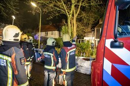 Brand in woning aan de Kleine Sparrenlaan in Bennebroek
