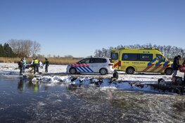 Schaatsplezier op de Veerplas in Haarlem, gewonden bij valpartijen