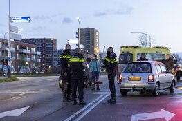 Kop-staart aanrijding op de Amerikaweg in Haarlem