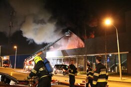 Grote brand op bedrijventerrein Haarlem