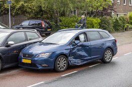 Veel schade bij ongeval op de Eksterlaan in Haarlem