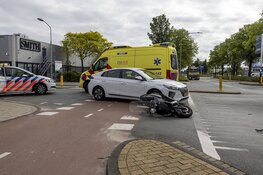 Aanrijding op fietspad Oudeweg in Haarlem