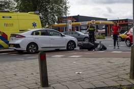 Aanrijding op fietspad Oudeweg in Haarlem