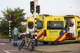 Weer botsing in beruchte bocht op fietspad Jan van Krimpenweg