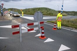 N200 richting Zandvoort afgesloten bij Bloemendaal aan Zee