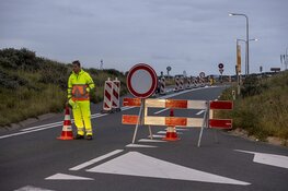 N200 richting Zandvoort afgesloten bij Bloemendaal aan Zee