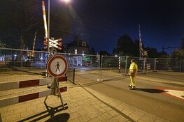 Spoorwegovergangen met hekken afgesloten vanwege Formule 1